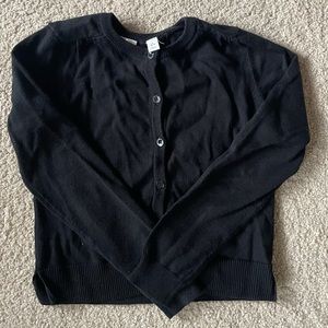 Black Cardigan Sweater